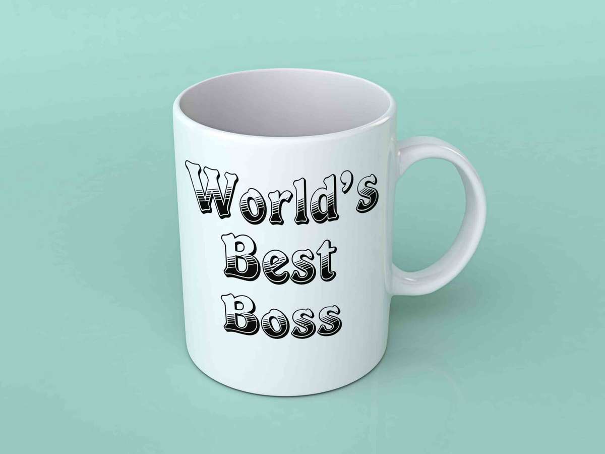 Worlds best Boss coffee mug