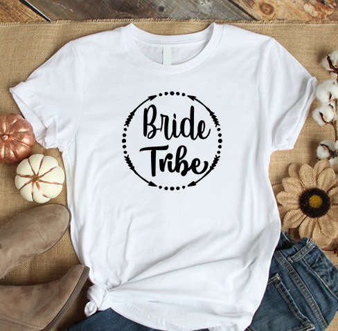 Bride tribe with a circle T-shirt