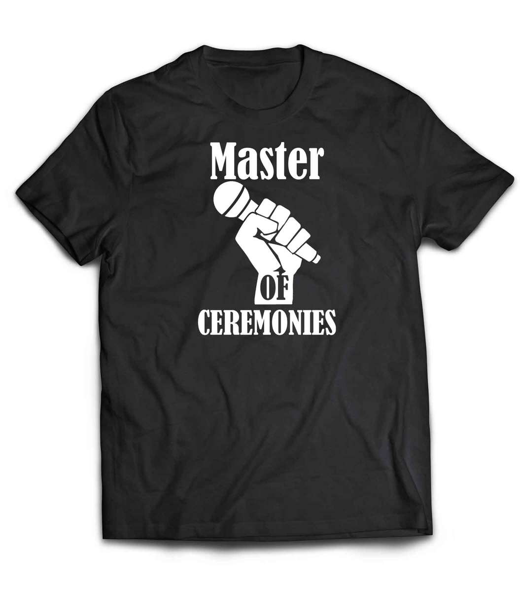Master of ceremonies wedding cotton T-shirt