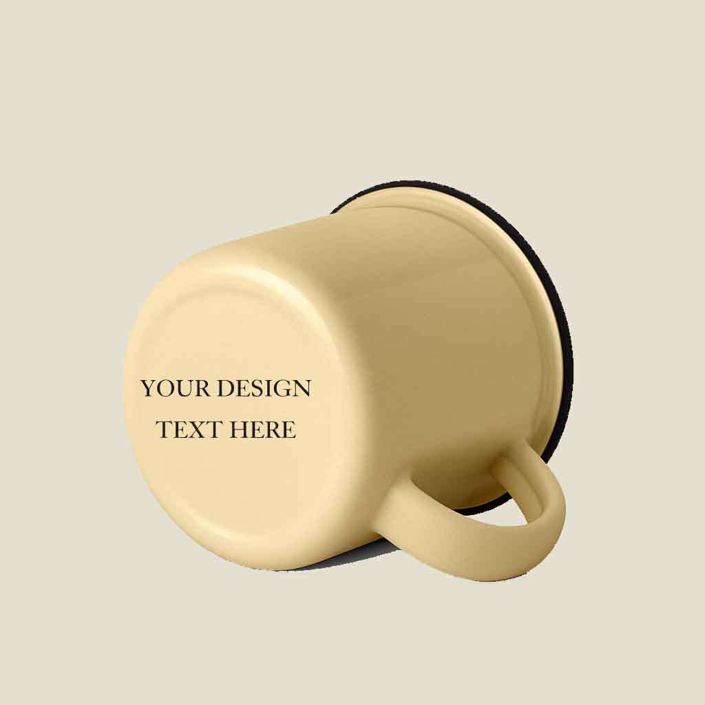 Customised enamel mug
