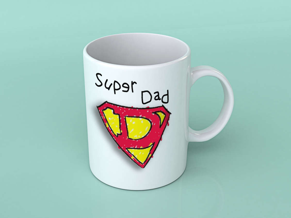 Super Dad Coffee mug 1