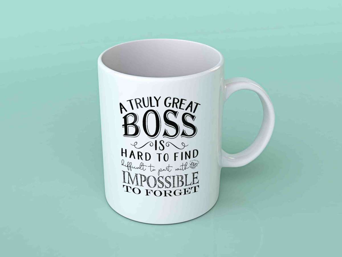 A truly great boss coffee mug