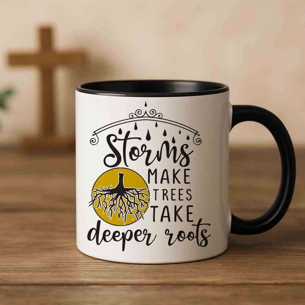 Storms make trees take deeper roots coffee mug