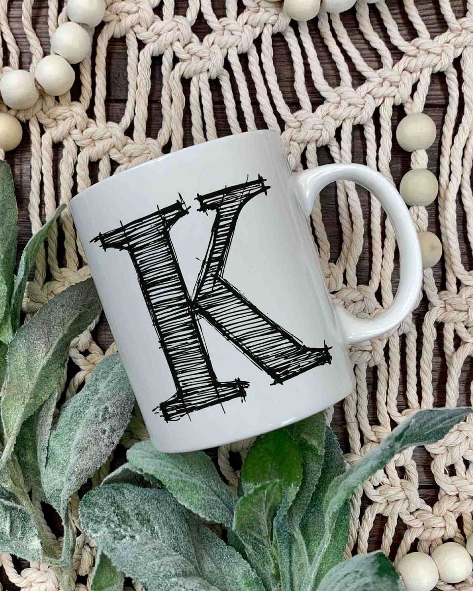 Initial mug