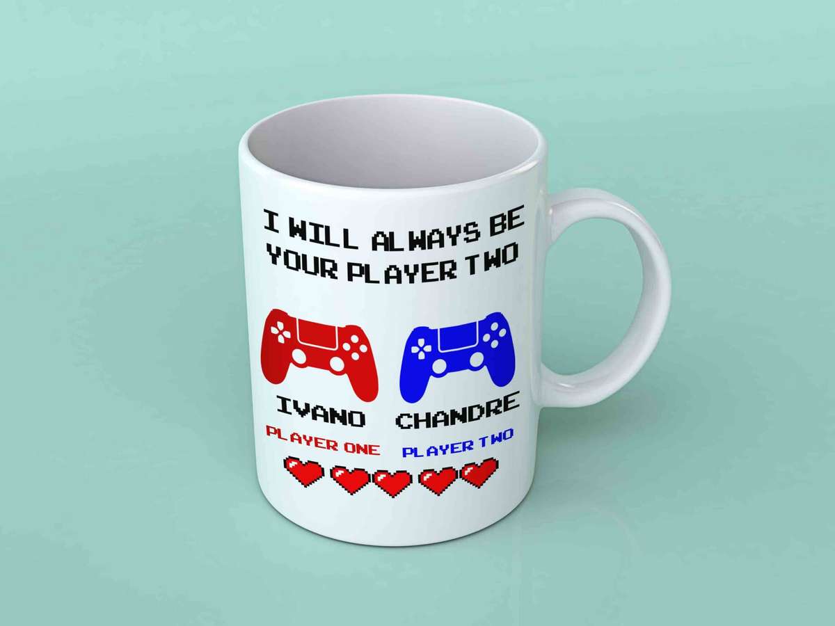 I will always be your player 2 coffee mug