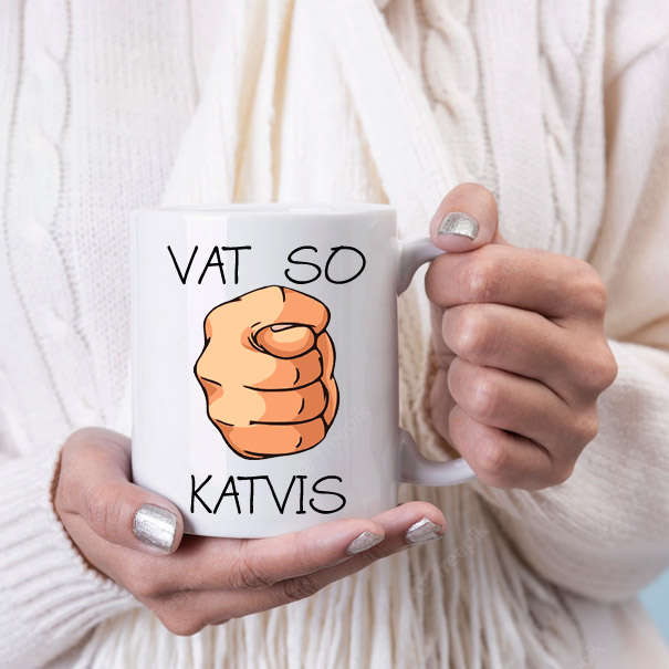 Vat so Katvis Afrikaans coffee mug