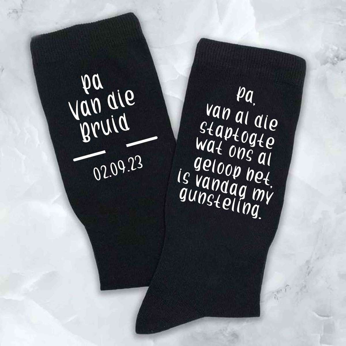 Pa van die Bruid Socks