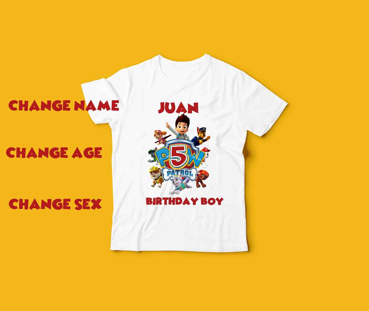 Paw patrol Birthday T-shirt