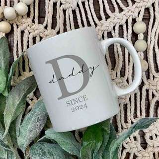 Pregnancy daddy Initial mug