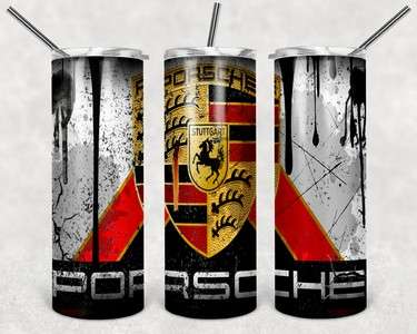 car skinny tumbler Porsche A