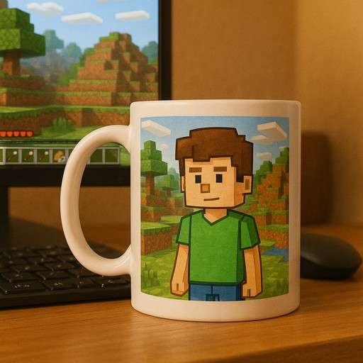 Personalised Mug Cartoon South Africa  Custom Portrait Gift