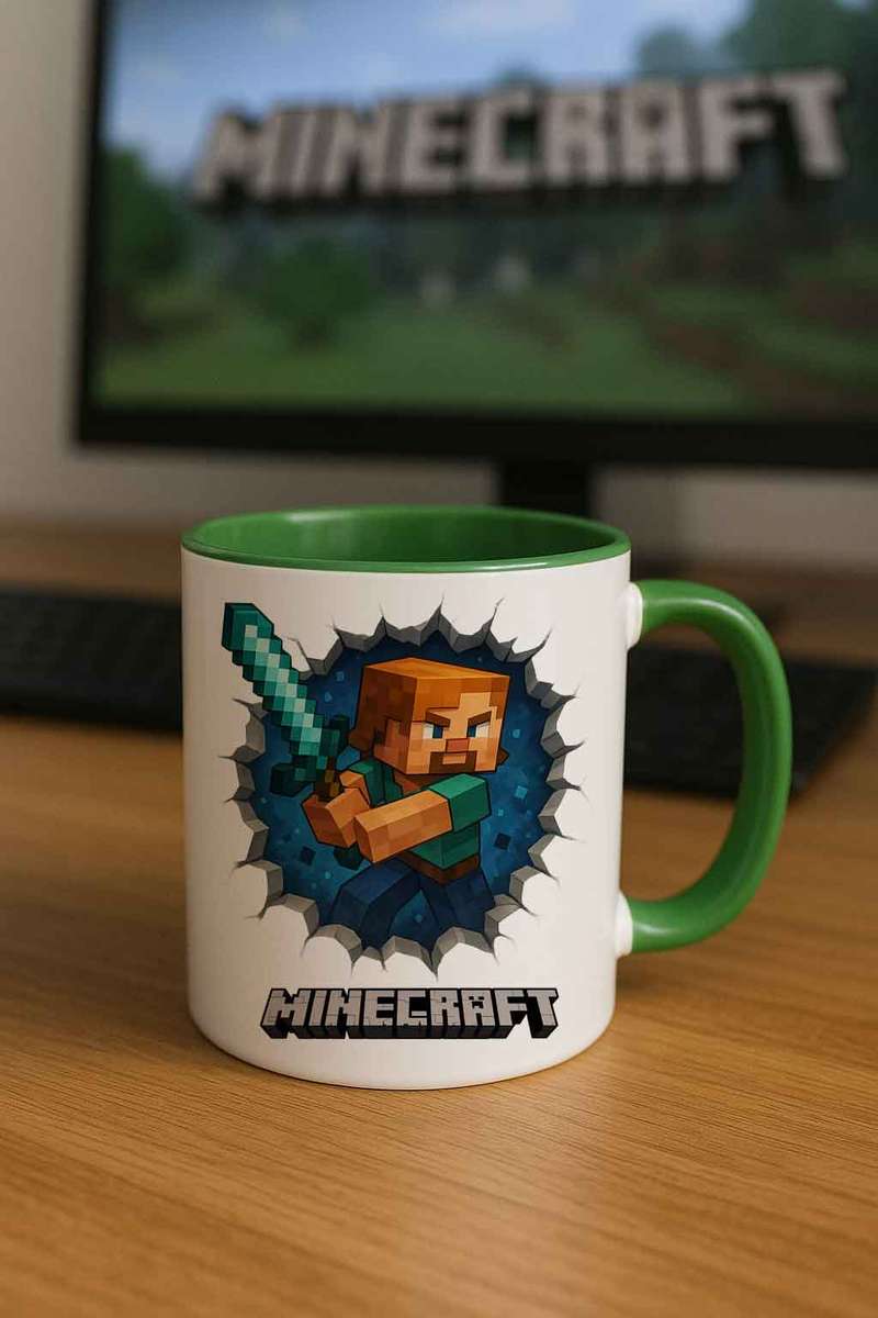 Minecraft  Diamond Sword Hero Mug