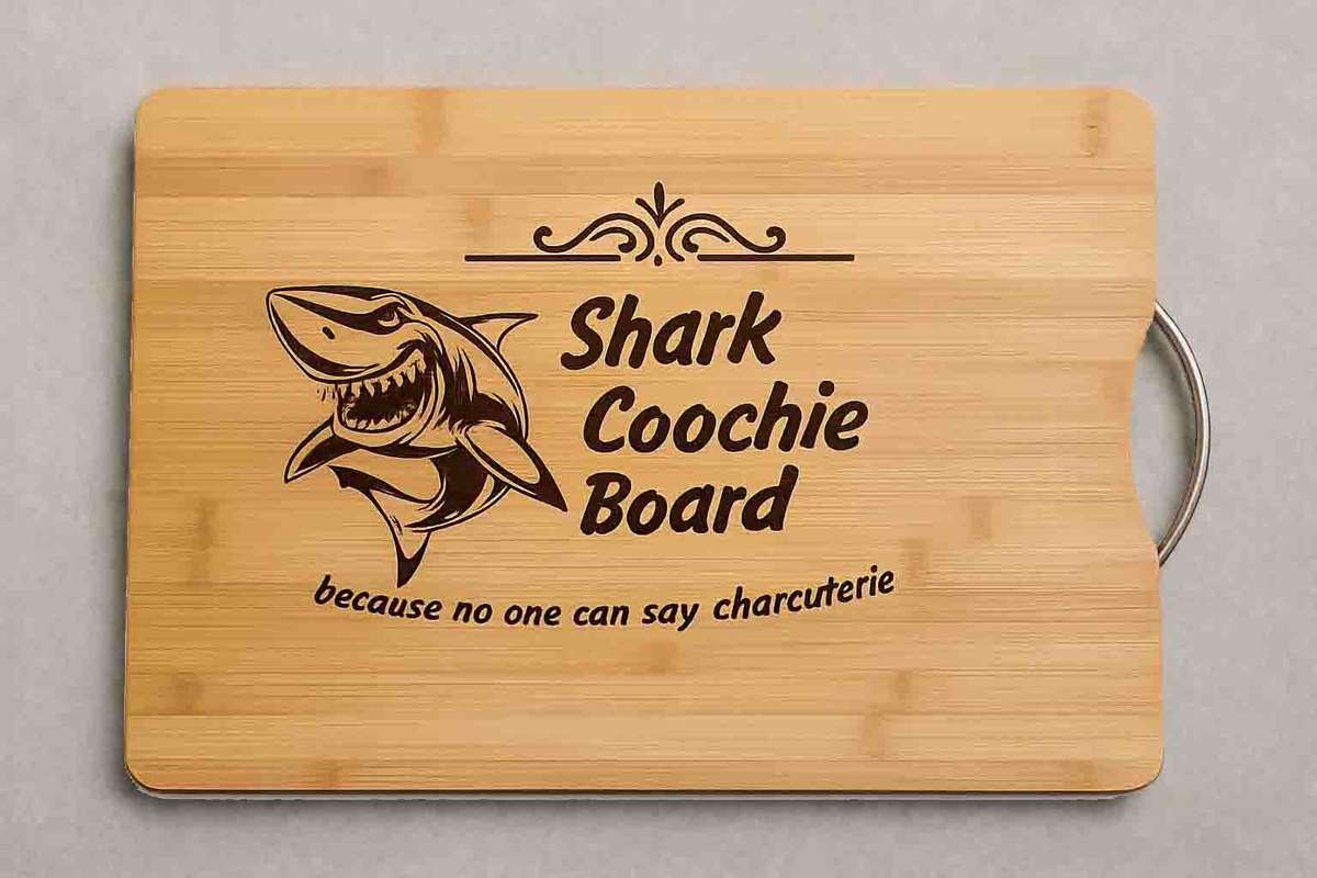 Cutting board- Shark Coochie