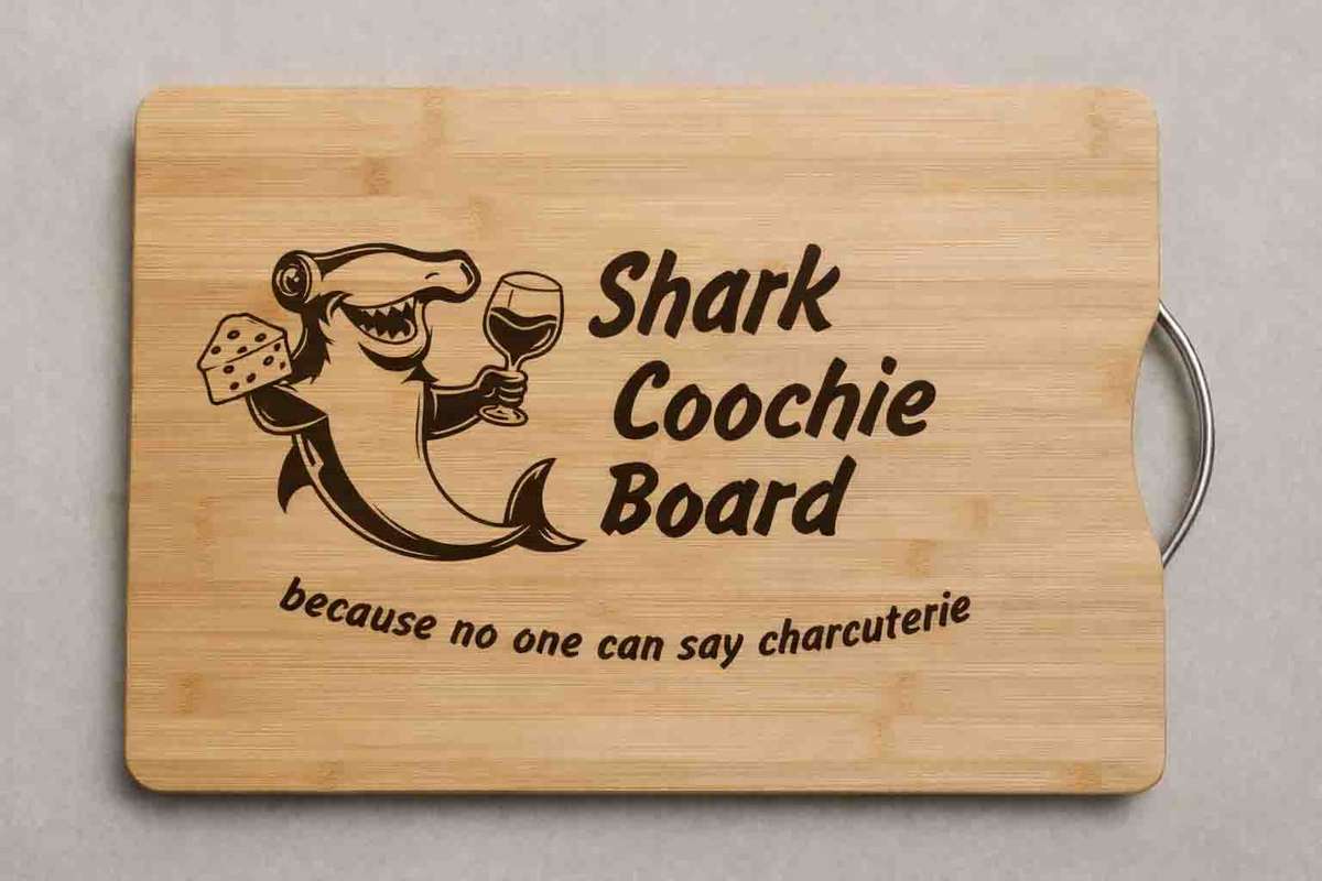 Cutting board- Shark Coochie