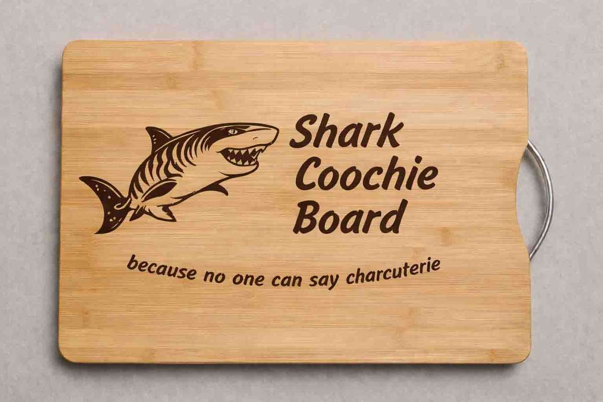 Cutting board- Shark Coochie