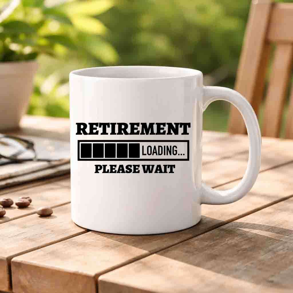 Retirement & Farewell Mug  Retirement Loading Please Wait