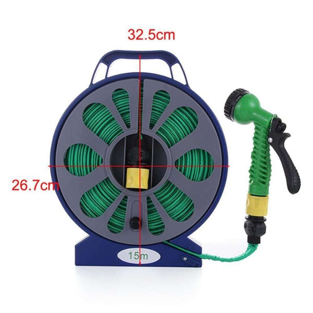 Retractable Flat Garden Hose - 50 Ft