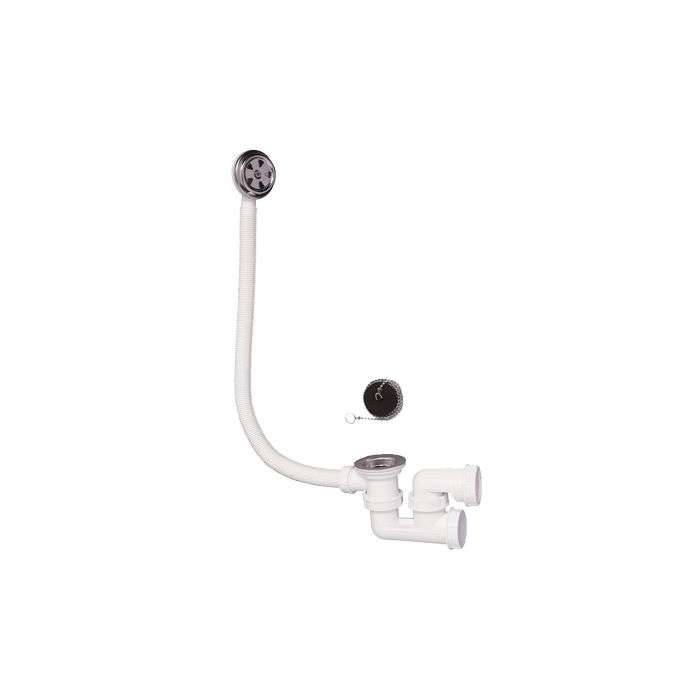 WIRQUIN BATH TRAP (SP602)+WASTE PLUG & CHAIN