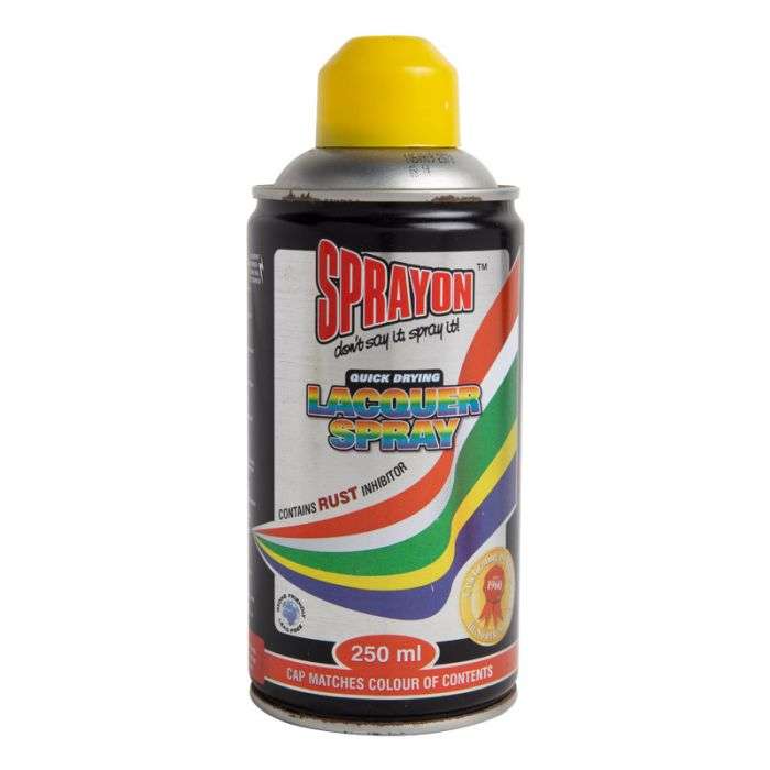 SPRAYON STD SPRAY PAINT SUNSHINE YELLOW 250ML