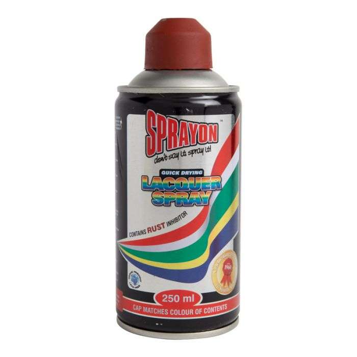 SPRAYON STD SPRAY PAINT RED OXIDE PRIMER 250ML