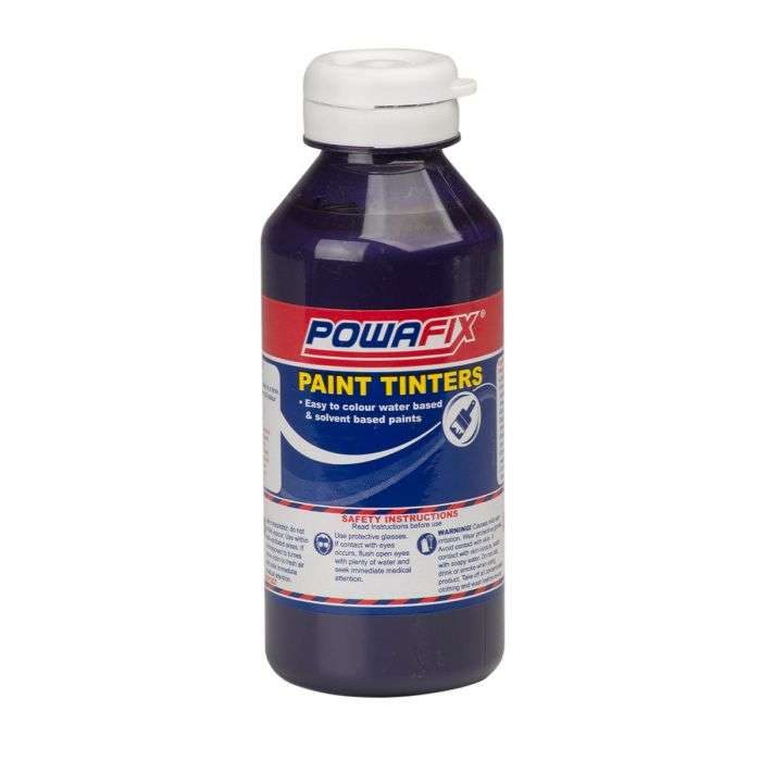 BULK PACK 6 X POWAFIX PAINT TINTERS VIOLET 100ML
