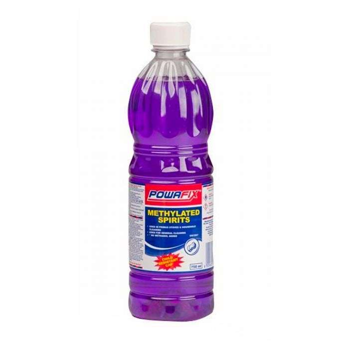 BULK PACK 12 X POWAFIX METHYLATED SPIRITS 750ML