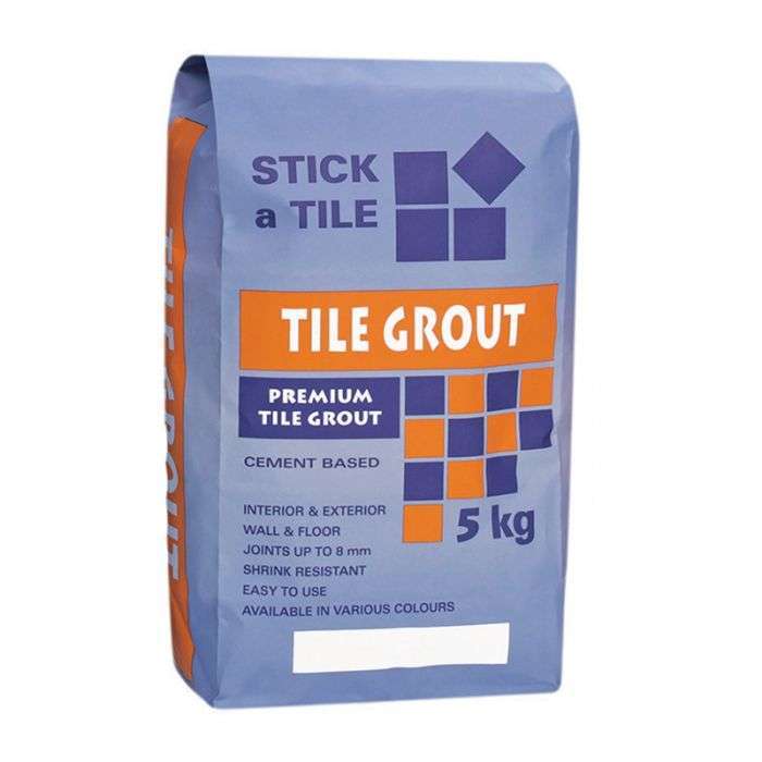 STICK A TILE GROUT LIGHT BROWN 5KG