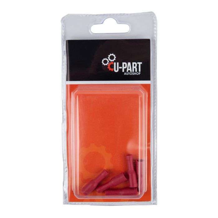 U-PART TERMINAL RED FULLY INSUL FEMALE REC 0.5-1.5