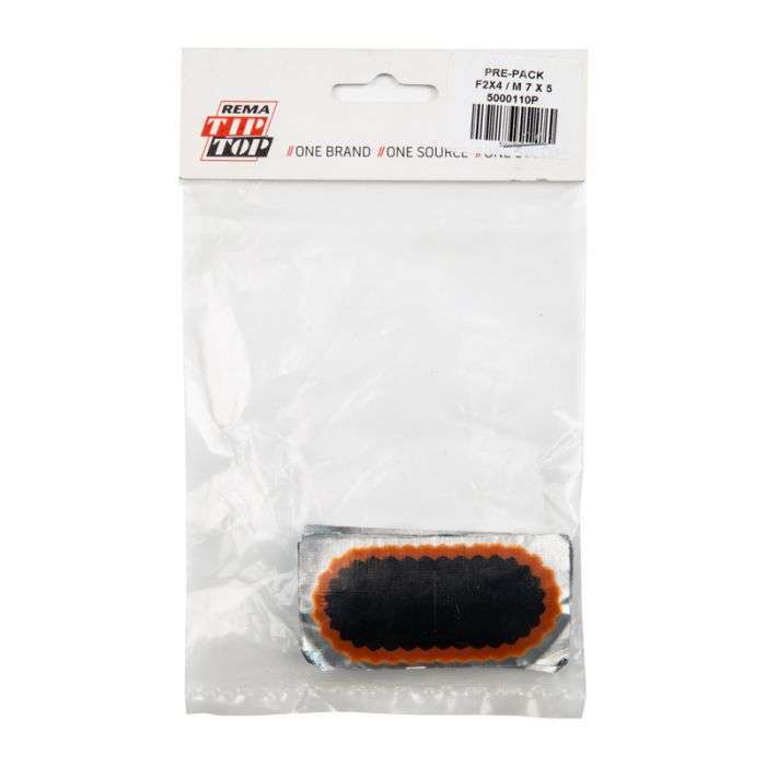 BULK PACK 5 X REMA TUBE PATCH OVAL 5XF2 50X25MM