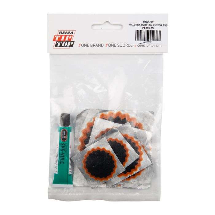 BULK PACK 5 X REMA TUBE PATCH KIT ROUND 2XNO3.1XNO4