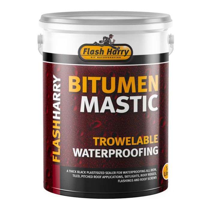 FLASH HARRY WATERPROOFING BITUMEN MASTIC 5L