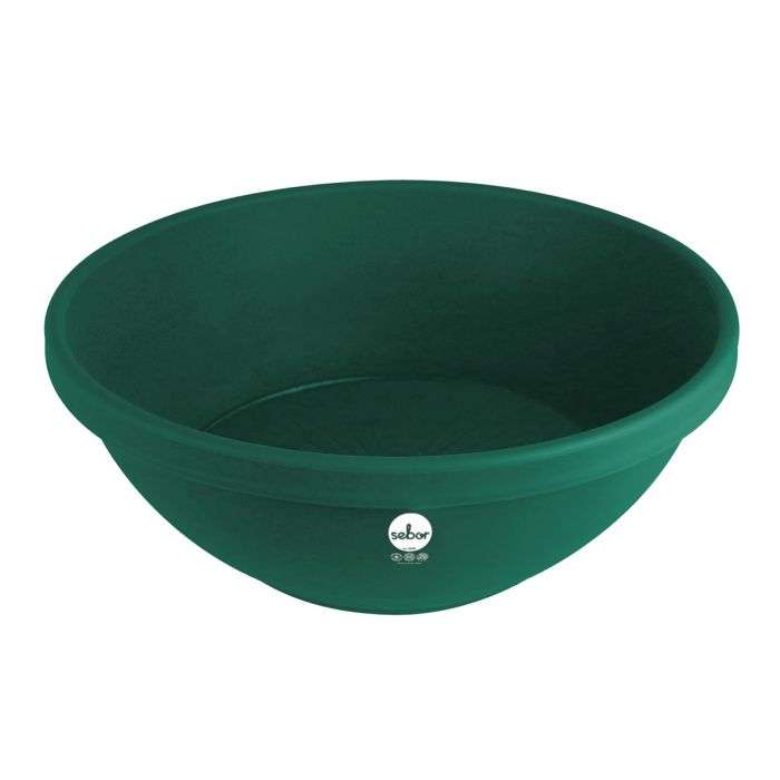 BULK PACK 6 X SEBOR SOLAR DISH ST 25CM GREEN