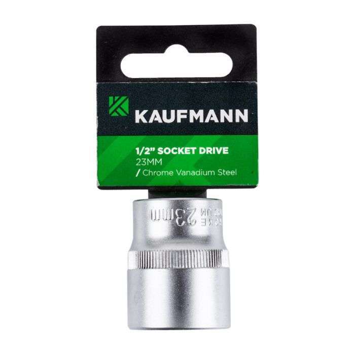 KAUFMANN SOCKET 1/2 INCH DRIVE 23MM