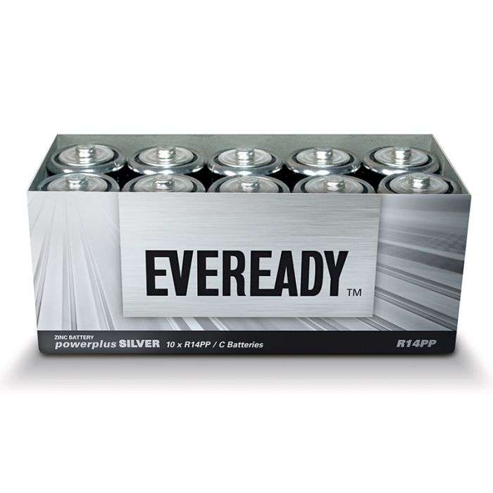 BULK PACK 40 X EVEREADY BATTERY R14PP C CELL TRAY