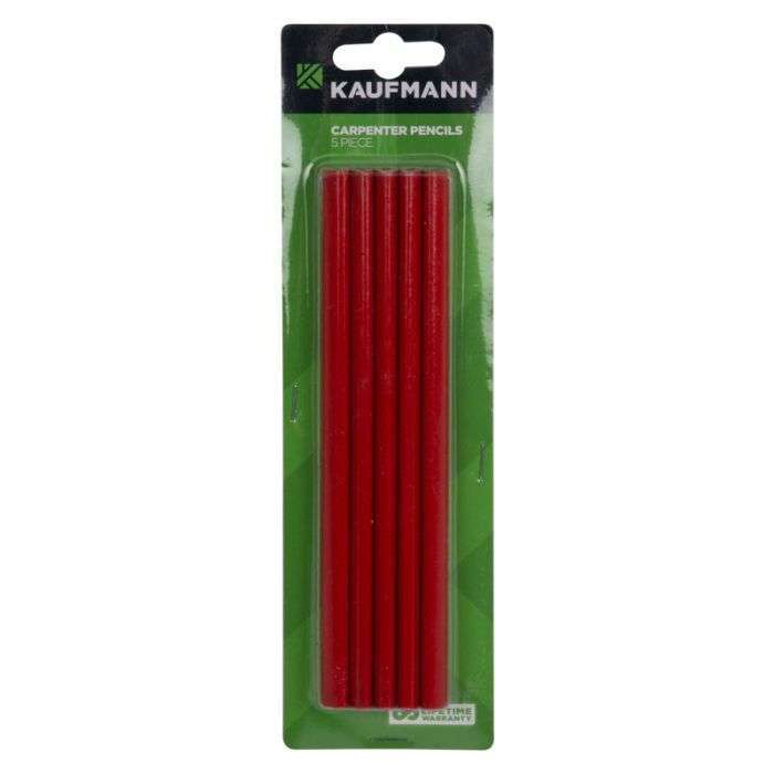 KAUFMANN CARPENTER PENCIL 5 PCS SET