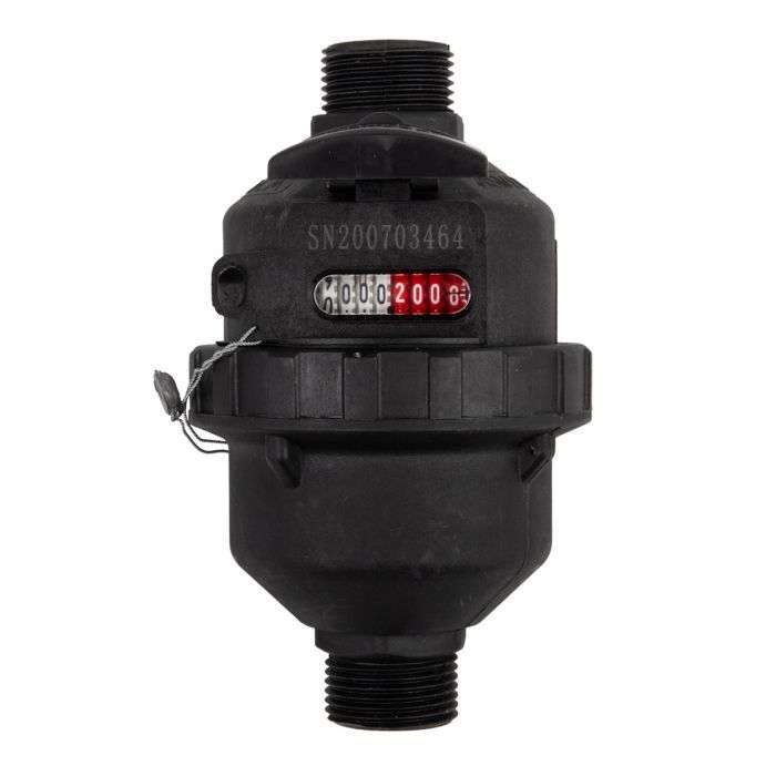 WATER METER 20MM PISTON TYPE PLASTIC