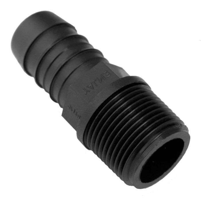 EMJAY ADAPTOR MALE BLACK 32MMX1-1/4 INCH
