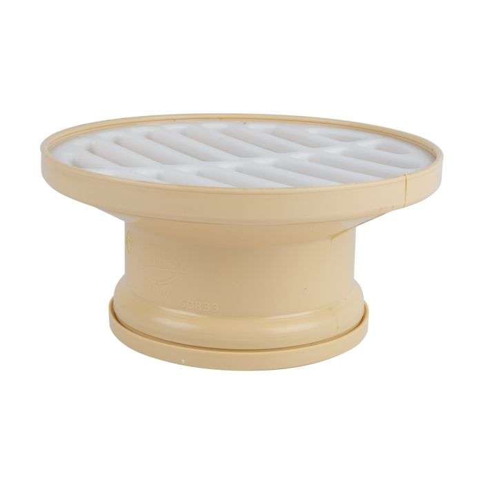 POLYPROP GULLEY ROUND COMPLETE UG 110MM SATAS