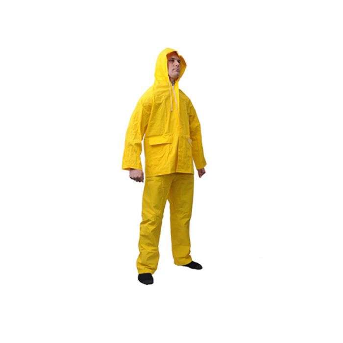 SKUDO ELITE RAIN SUIT 2PIECE RUBBERISED YELLOW 3XL