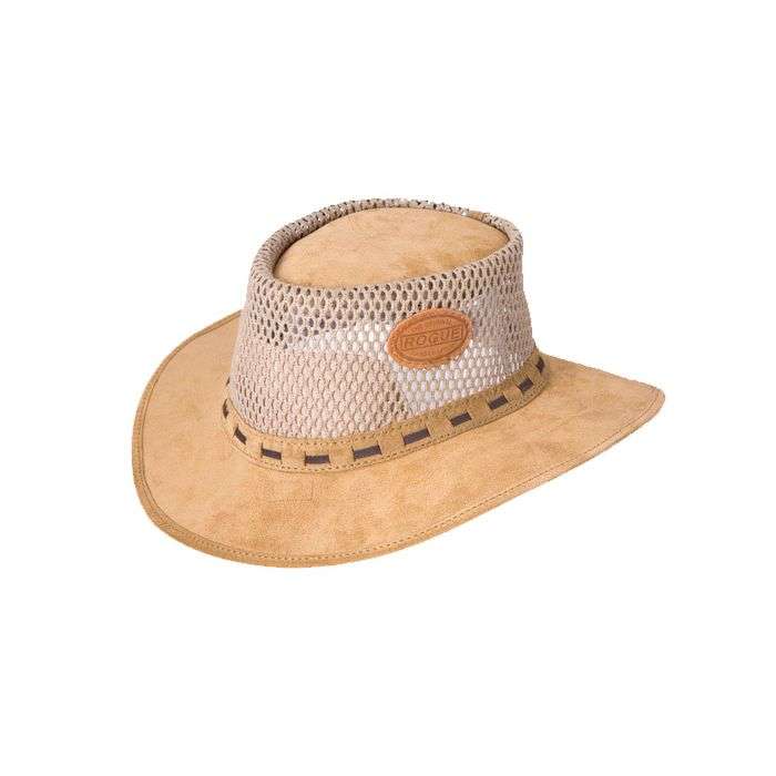 ROGUE HAT BREEZY AIRHEAD CANVAS MESH KHAKI S