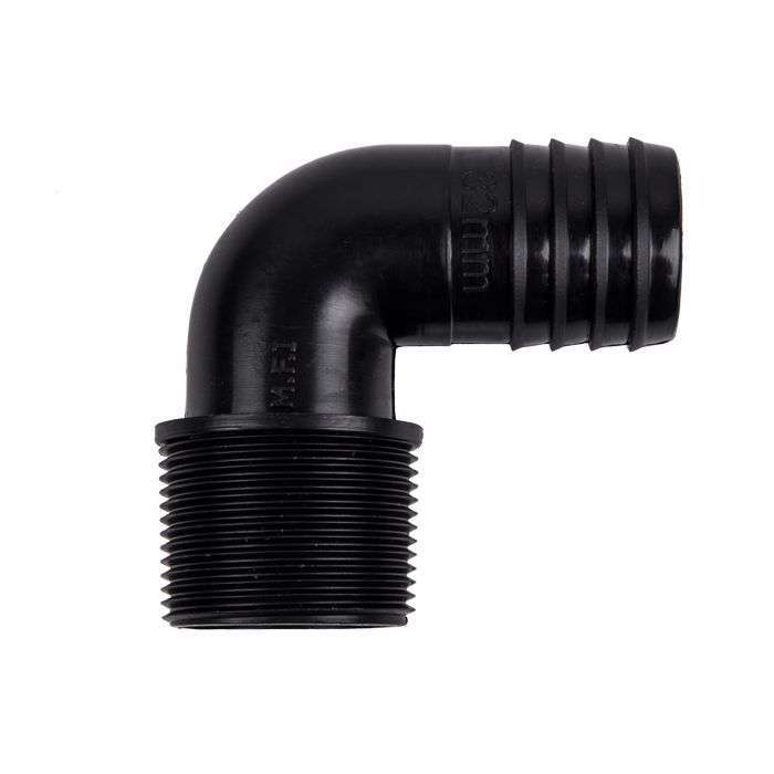 VETPLAST INSERT MALE ELBOW 40MM X 2 IN.