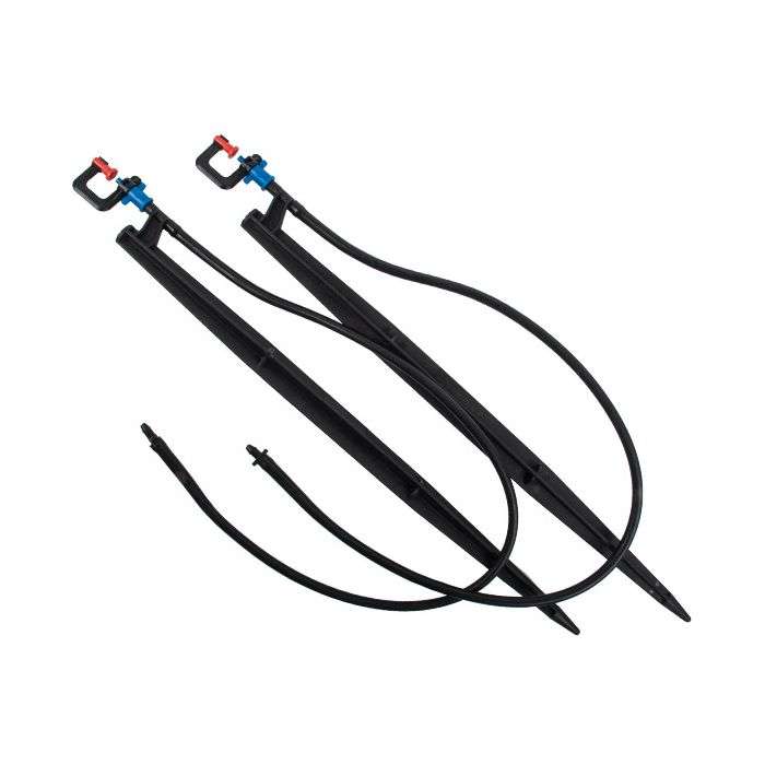 Micro Rainjet Compl Swivel 360Deg Black