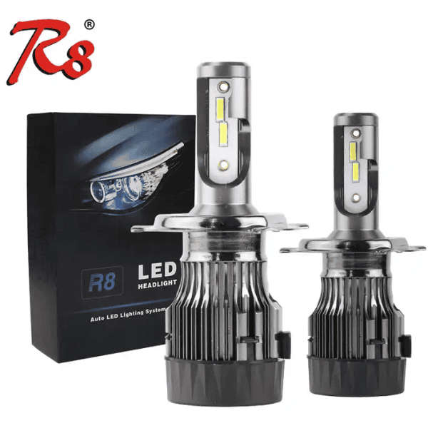 LED Headlight Kit H7 6000K White R8 - Set