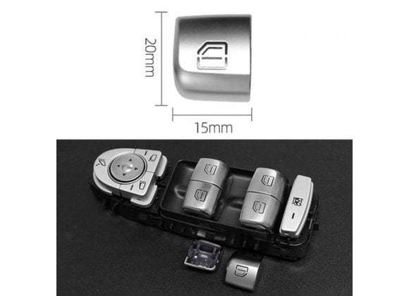 WINDOW SWITCH BUTTON REPLACEMENT FOR MERCEDES W205 - LEFT SIDE (SINGLE BUTTON)