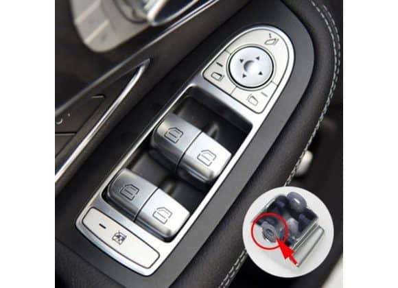 WINDOW SWITCH BUTTON REPLACEMENT FOR MERCEDES W205 - LEFT SIDE (SINGLE BUTTON)