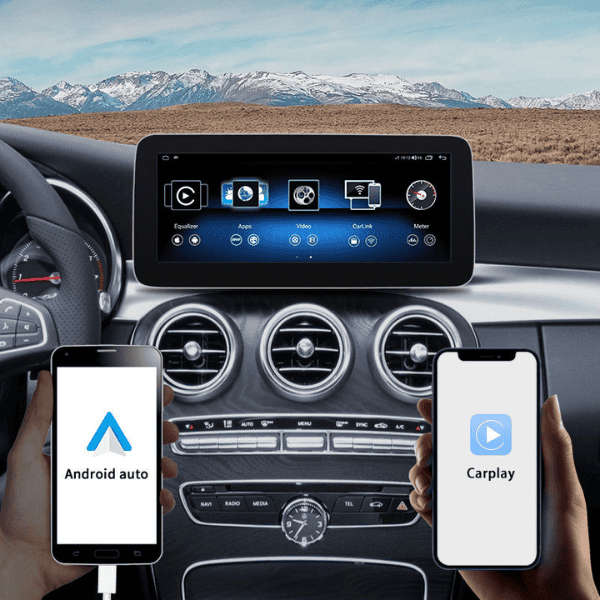 Mercedes C Class 10.25" W205 Android Navigation Infotainment Unit with CarPlay Android Auto