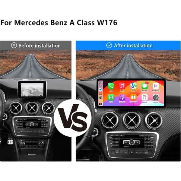 12.3" Android Navigation Display for Mercedes A-Class/ GLA W176 (NTG 5.0)