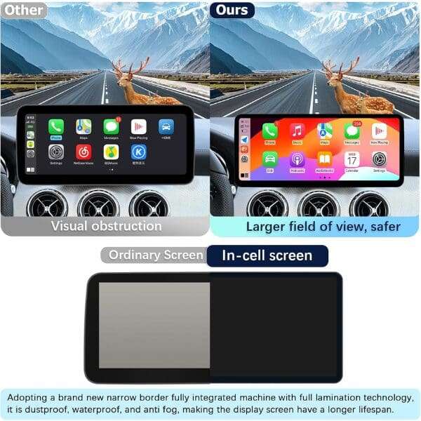 12.3" Android Navigation Display for Mercedes A-Class/ GLA W176 (NTG 5.0)