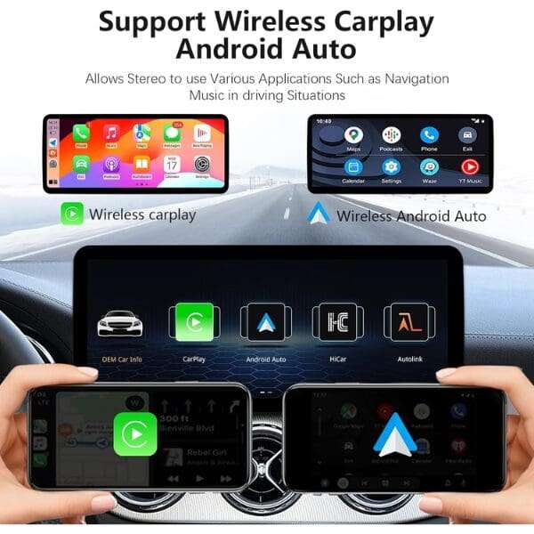 12.3" Android Navigation Display for Mercedes A-Class/ GLA W176 (NTG 5.0)