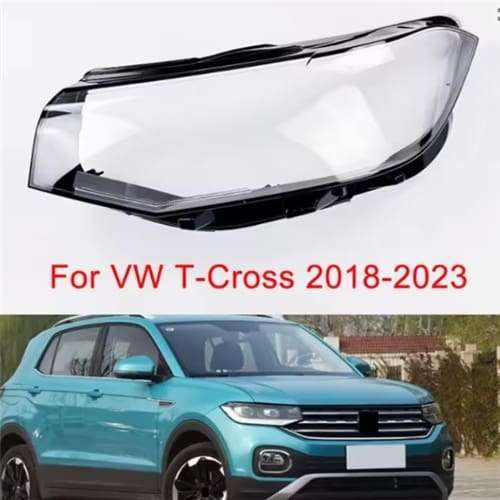 Headlight Replacement Lens For VW T-Cross 18-23 - Left Side